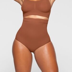 NWT Skims Everyday Sculp Gigh Wiast Brief - Bronze
